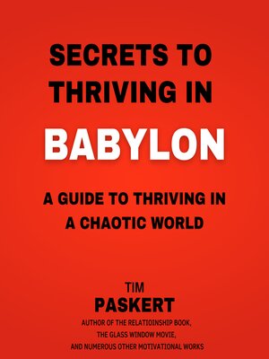 cover image of Secrets to Thriving In Babylon